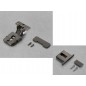 BSI Set CONECTA Titanium,acoperire 16.5mm,usi mat. lemnos